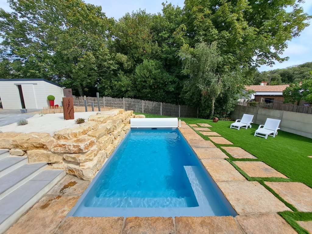 aménagement extérieur à Saint Jean de Monts réalisation Espace Cour